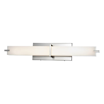 Vanity Light Bar Lighting Fixture - 17W - 1400 Lumens - 3000K Warm White CCT - Satin Nickel Finish - Modern Bathroom Light Fixture